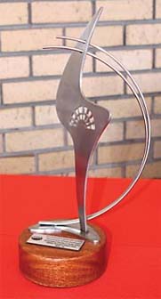 The Trophy awarded to the Cemetery Project