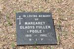 FULLER Margaret Gladys nee POOLE 1915-1982