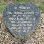 PEACH Anna Maria nee GERMISHUYSEN 1900-1941