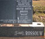 ROSSOUW Heletje Aletta Johanna 1911-200?