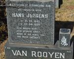 ROOYEN Hans Jurgens, van 1949-1999