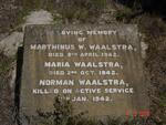WAALSTRA Marthinus W. -1942 :: WAALSTRA Maria -1942 :: WAALSTRA Norman -1942