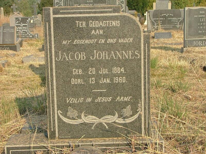 ? Jacob Johannes 1884-1960