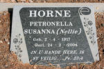 HORNE Petronella Susanna 1917-2004