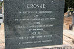 CRONJE John 1893-1961 & Nellie 1897-1976