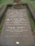 WATSON James 1839-1903 & Amelia Mary 1843-1910 :: WILSON Colin James ?