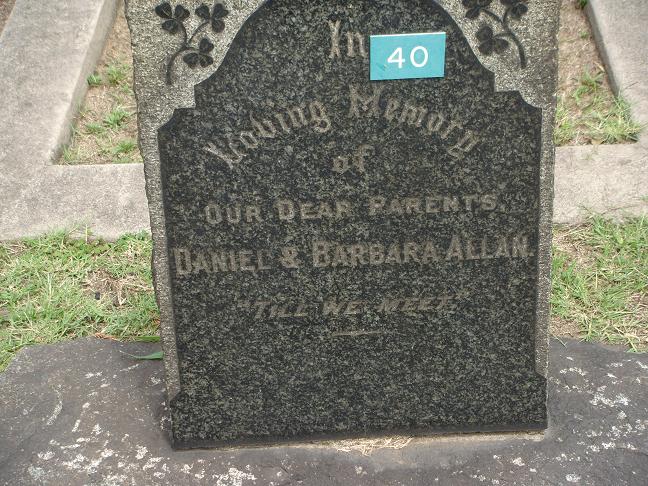 ALLAN Daniel -1917 & Barbara Campbell -1926