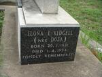 KIDGELL Ilona E. nee DOSA 1921-1994
