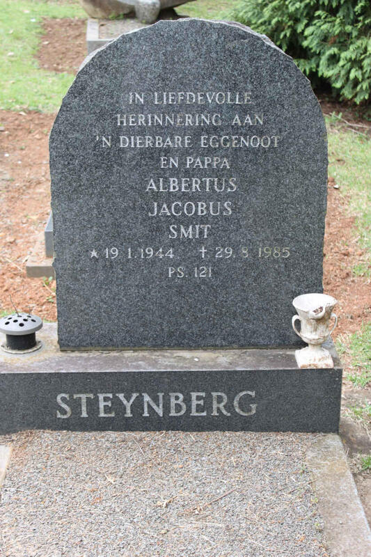 STEYNBERG Albertus Jacobus Smit 1944-1985
