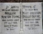 BOYNE William Newton -1950 & Mary Anderson -1961