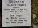 BROMHAM Charles Edward -1959 :: BROMHAM Tom :: BROMHAM Harry