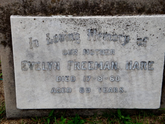 HARE Evelyn Freeman -?60