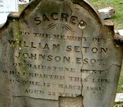 JOHNSON William Seton -1861