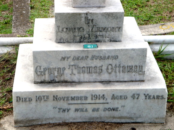 OTTOWAY George Thomas -1914