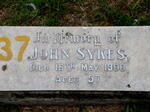 SYKES John -1900