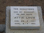 LOUW Attie 1907-1961