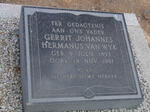 WYK Gerrit Johannes Hermanus, van 1893-1981