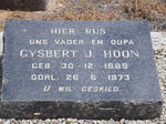 HOON Gysbert J. 1889-1973