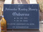 OSBORNE Abimelec Lesley Henry 1929-2005