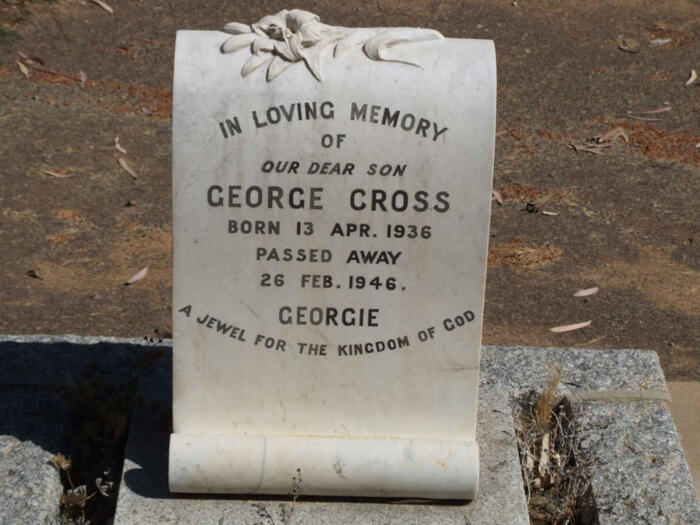CROSS George 1936-1946