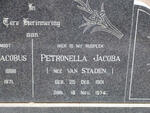 GOUSSARD Petronella Jacoba nee VAN STADEN 1901-1974