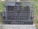 JORDAAN Arnoldus C. 1885-1968 & Cecilia J. 1882-1971