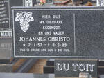 TOIT Johannes Christo, du 1957-1989