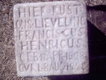 LINDEN Franciscus Henricus, v.d. 1928-1928