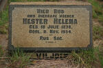 VILJOEN Hester Helena 1878-1954
