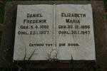 GROBLER Daniel Frederik 1882-1957 & Elizabeth Maria 1886-1947