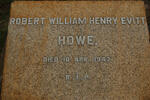 HOWE Robert William Henry Evitt -1947