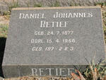 RETIEF Daniel Johannes 1877-1956