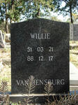 RENSBURG Willie, van 1951-1988