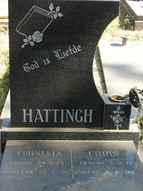 HATTINGH Chris 1917-2008 & Cornelia 1925-1991