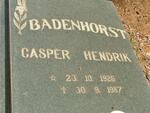 BADENHORST Casper Hendrik 1926-1987
