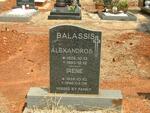 BALASSIS Alexandros 1926-1993 & Irene 1928-1996