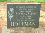 HOFFMAN Susanna Sophia 1884-1966