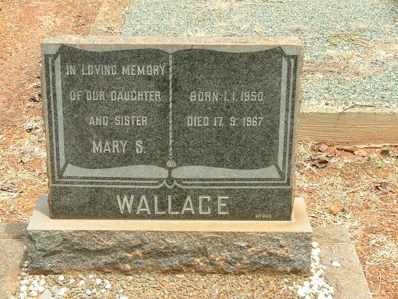 WALLACE Mary S. 1950-1967