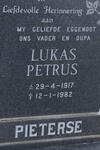 PIETERSE Lukas Petrus 1917-1982