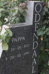 ODENDAAL Pappa 1925-1991