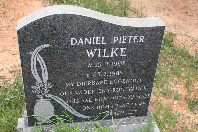 WILKE Daniel Pieter 1908-1988