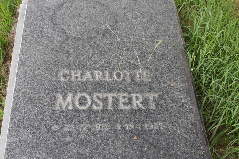 MOSTERT Charlotte 19? -1937