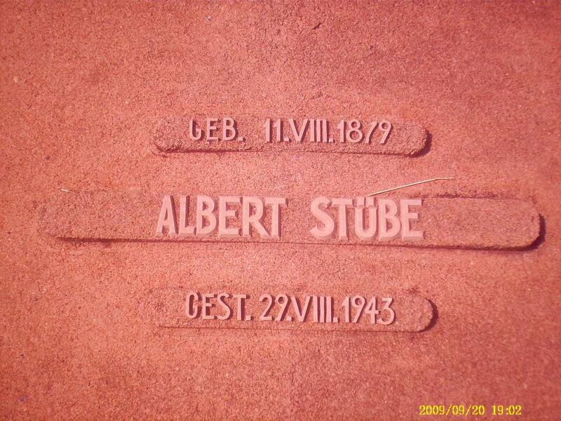 STÜBE Albert 1879-1943