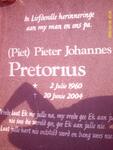 PRETORIUS Pieter Johannes 1960-2004
