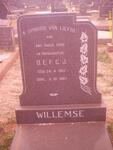 WILLEMSE  O.E.F.C.J.  1913-1987