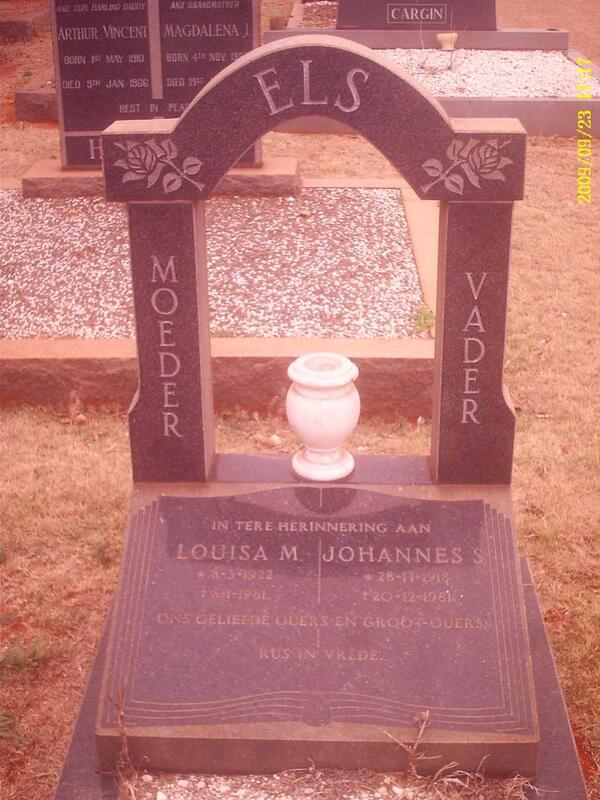 ELS Johannes S. 1918-1981 & Louisa M. 1922-1981