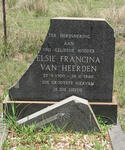 HEERDEN Elsie Francina, van 1900-1940
