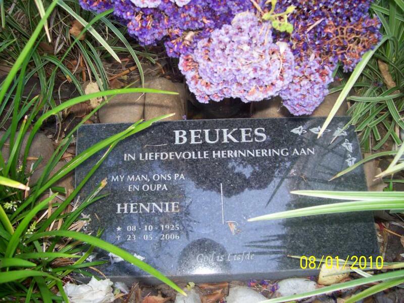 BEUKES Hennie 1925-2006