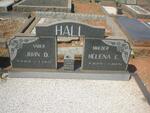 HALL John D. 1913-1977 & Helena E. 1917-1954