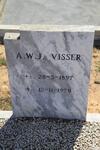 VISSER A.J.W. 1897-1979